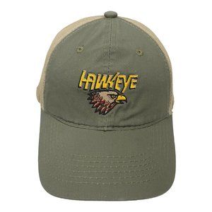 Outdoor Cap Hawkeye Mesh Strapback Cap Trucker Baseball Hat Bird Khaki Green
